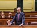 El diputado de Vox José María Sánchez durante una sesión de control al Gobierno, en una imagen de archivo