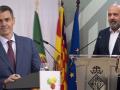El alcalde de Palma, Jaime Martínez y Pedro Sánchez