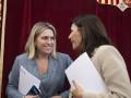 La presidenta de la Diputación de Castellón, Marta Barrachina, y la vceipresidenta Mª Ángeles Pallarés