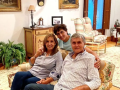 Andrés Roca Rey con sus padres