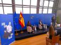 Acto con los escritores Silvia Grijalba y Javier Sierra en el Parlamento Europeo
