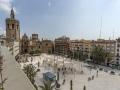 Vista de la Plaza de la Reina de Valencia