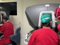 Imagen del Hospital La Paz durante la realización de la primera reconstrucción mamaria en España con tejido abdominal asistida por robot