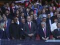 El rey Felipe VI presencia desde el palco el partido de ida de las semifinales de la Liga de Campeones