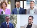 Los candidatos a la Presidencia de la Junta de Andalucía para el 17-M
