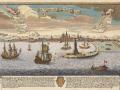 El puerto de Barcelona, en el siglo XVIII. Grabado de Joseph Friedrich Leopold