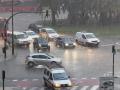 Imagen de un día de lluvia en la ciudad de Valencia.