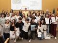 Los estudiantes participantes en la novena edición del proyecto SWICEU, en el acto final celebrado en la Universidad CEU Cardenal Herrera