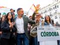 El mitin de Santiago Abascal, líder de Vox, en la plaza de las Tendillas de Córdoba