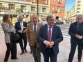 El consejero de Movilidad y Transformación Digital, José Luis Sanz Merino (segundo por la derecha)