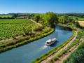 Crucero por el Canal du Midi en un pequeño barco familiar