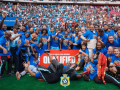 La selección del Congo celebra la clasificación al Mundial