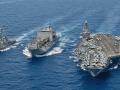 Grupo de ataque del portaviones USS Nimitz desplegado en el Caribe