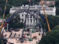 Las obras del futuro estadio de la UFC en la Casa Blanca