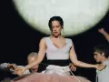 Rosalía durante un concierto
