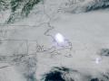 Meteorito explotando en la atmósfera sobre el noreste de Massachusetts y el sureste de New Hampshire (EE.UU.)