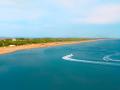 Velika Plaza, la playa más larga del Adriático, con unos 13 km de largo
