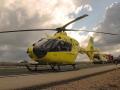 Un helicóptero medicalizado de Sacyl, en una imagen de archivo
