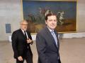 El presidente del Partido Popular de Castilla y León, Alfonso Fernández Mañueco, y el portavoz de Vox, Carlos Pollán, informan sobre el acuerdo de gobierno entre las dos formaciones políticas