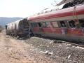 Uno de los vagones del tren de Iryo que descarriló, a 20 de enero de 2026, en Adamuz, Córdoba