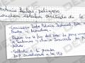 Notas de una segunda agenda de Leire incautada por la UCO
