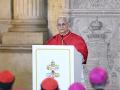 El Papa León XIV pronuncia un discurso durante la ceremonia de su bienvenida en el Palacio Real, a 6 de junio de 2026, en Madrid (España). La recepción reúne a las máximas autoridades del Estado y de la Iglesia católica en España y marca el inicio oficial de la agenda del pontífice en el país.

Alberto Ortega / Europa Press
06 JUNIO 2026 VISITA PAPAL
06/6/2026