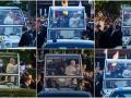 El cariño del Papa hacia los niños con bendiciones constantes a bebés en el papamóvil