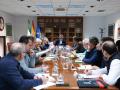 El consejero de Agricultura de la Junta de Andalucía, Ramón Fernández-Pacheco, en una imagen de la Mesa de Interlocución Agraria