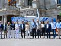 Imagen tomada este jueves durante la presentación del XXVII Trofeo Su Majestad la Reina – Regata Homenaje a la Armada – XXXVIII Copa Almirante Marcial Sánchez-Barcaíztegui