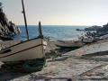 Barcas de pesca en Tossa de Mar, en la Costa Brava