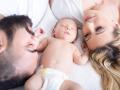 Familia con un bebé