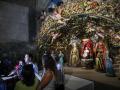 El belén de la Sangre en su presentación este miércoles