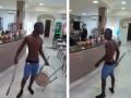 Un inmigrante ha provocado importantes daños materiales en el interior del Hotel Puerto de Palos en Palos de la Frontera (Huelva)