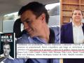 Montaje de Pedro Sánchez, Juanma Serrano y el libro 'Manual de Resistencia'