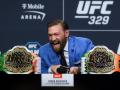 (Foto de ARCHIVO)
09 July 2026, US, Las Vegas: Irish mixed martial artist Conor McGregor laughs at the T-Mobile Arena during the UFC 329 pre-fight press conference in Las Vegas. Photo: Mikael Ona/ZUMA Press Wire/dpa

09/7/2026 ONLY FOR USE IN SPAIN