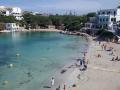 Vista de Cala Santandria, en Menorca.