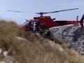 Rescatan a un senderista deshidratado en plena ola de calor