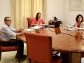Yllanes (i), Armengol (centro) y la actual candidata socialista al Gover, Rosario Sánchez
