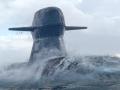 Recreación del submarino A-26 de SAAB