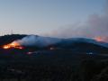 Vista del incendio de Lozoyuela, a 16 de julio de 2026, en Lozoyuela, Madrid (España)