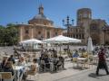 Imagen de archivo de una terraza en Valencia