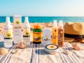 Lote de productos de protección solar de la marca propia