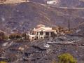 Imágenes de la zona afectada por el incendio de Los Gallardos, Almería