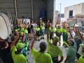 Momento de la votación entre los trabajadores de la recogida de basuras de Formentera.
