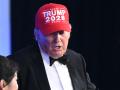 Trump durante su discurso de la Cena de Corresponsales