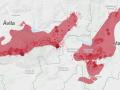 apa de los incendios en el suroeste de Madrid y sureste de Ávila