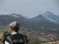 Vista del incendio de la sierra oeste de la Comunidad de Madrid