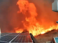 Una casa de Navas del Rey acaba rodeada de fuego