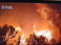 Imagen del incendio forestal de La Vall d'Uixó