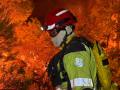Bombero forestal en la Vall d' Uixó